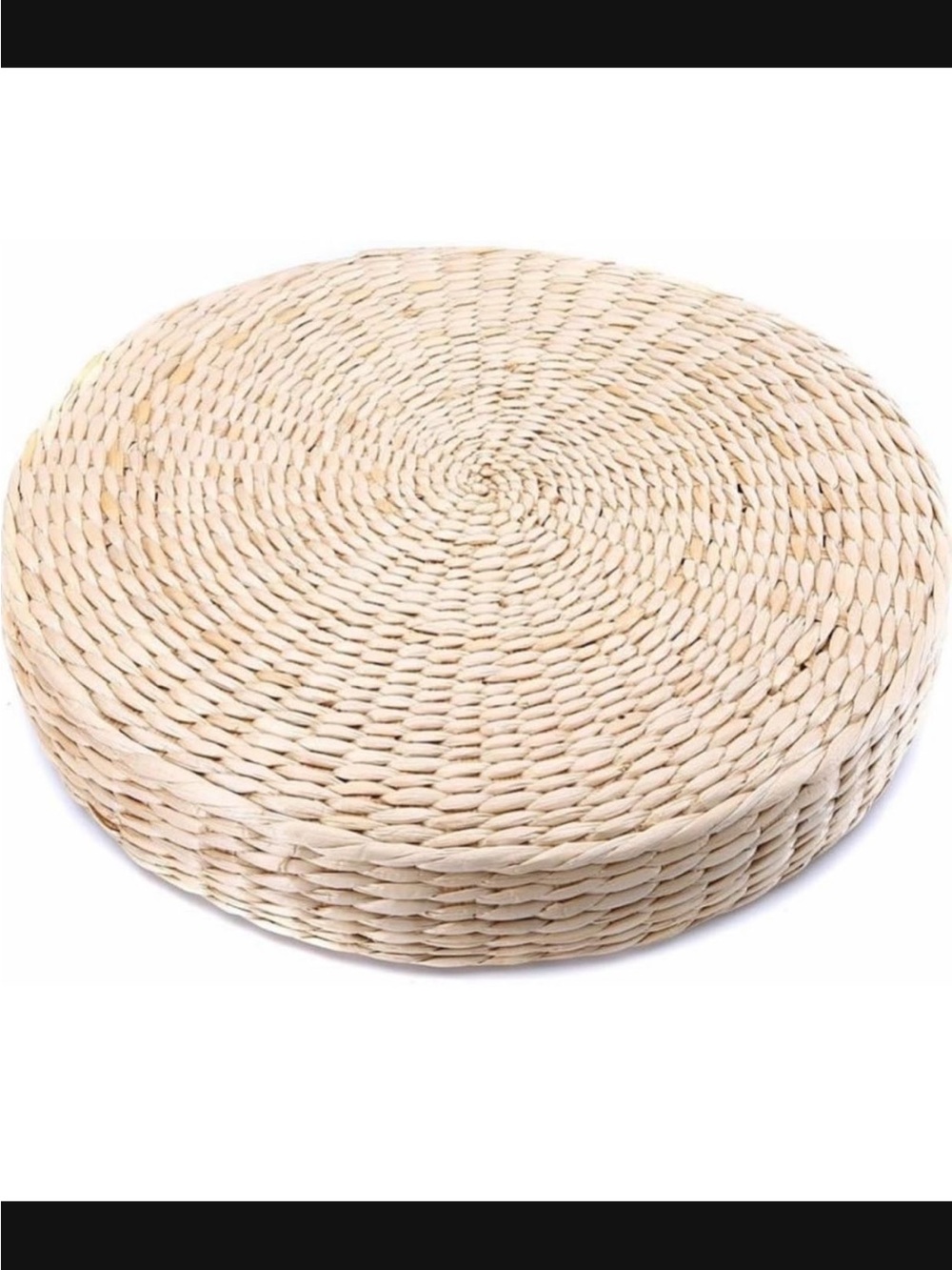 Round Woven Straw charger Placemat Set - Natural Straw - Picture 9 of 10